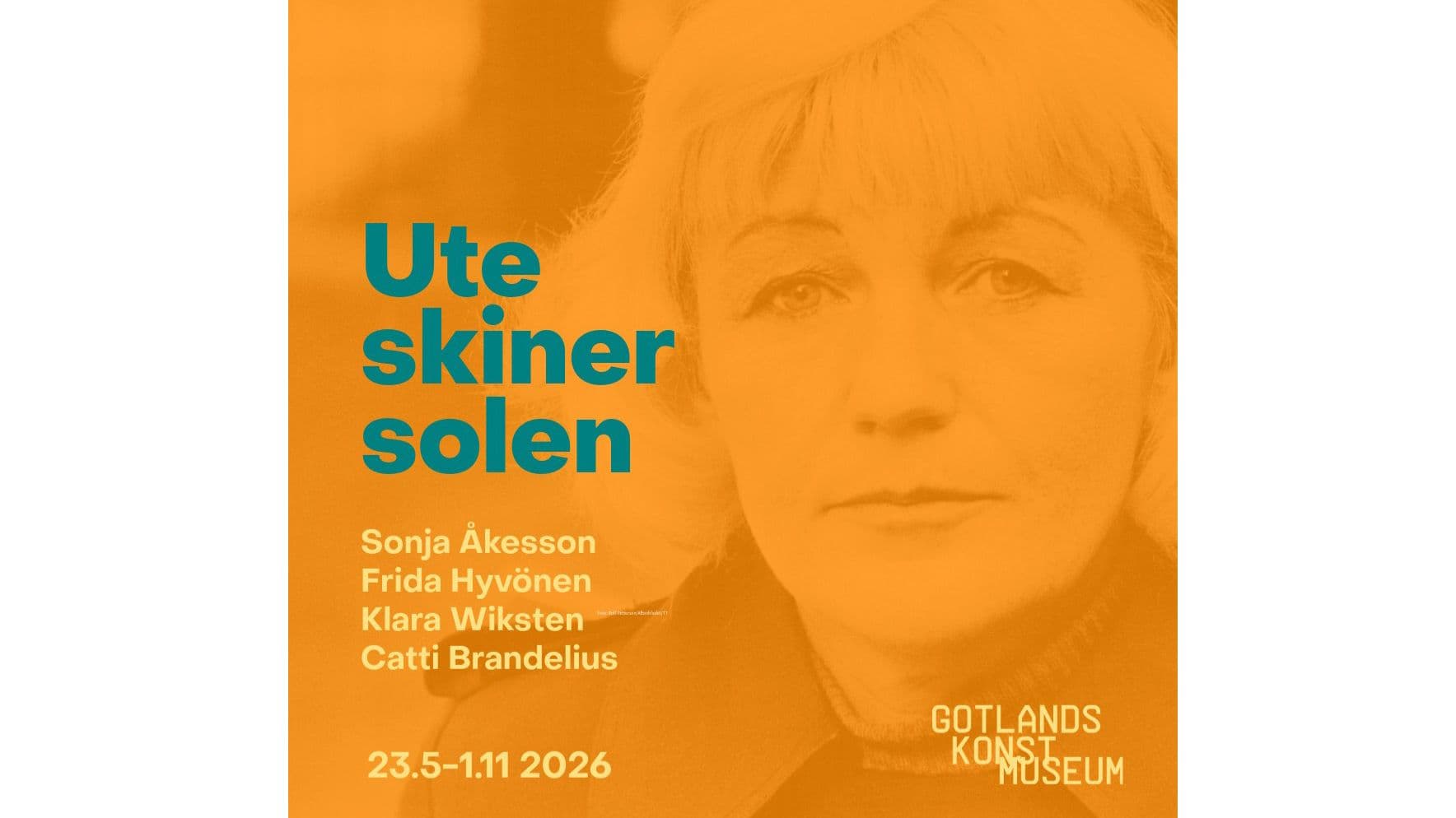 Samtal om Sonja Åkesson och utställningen Ute skiner solen