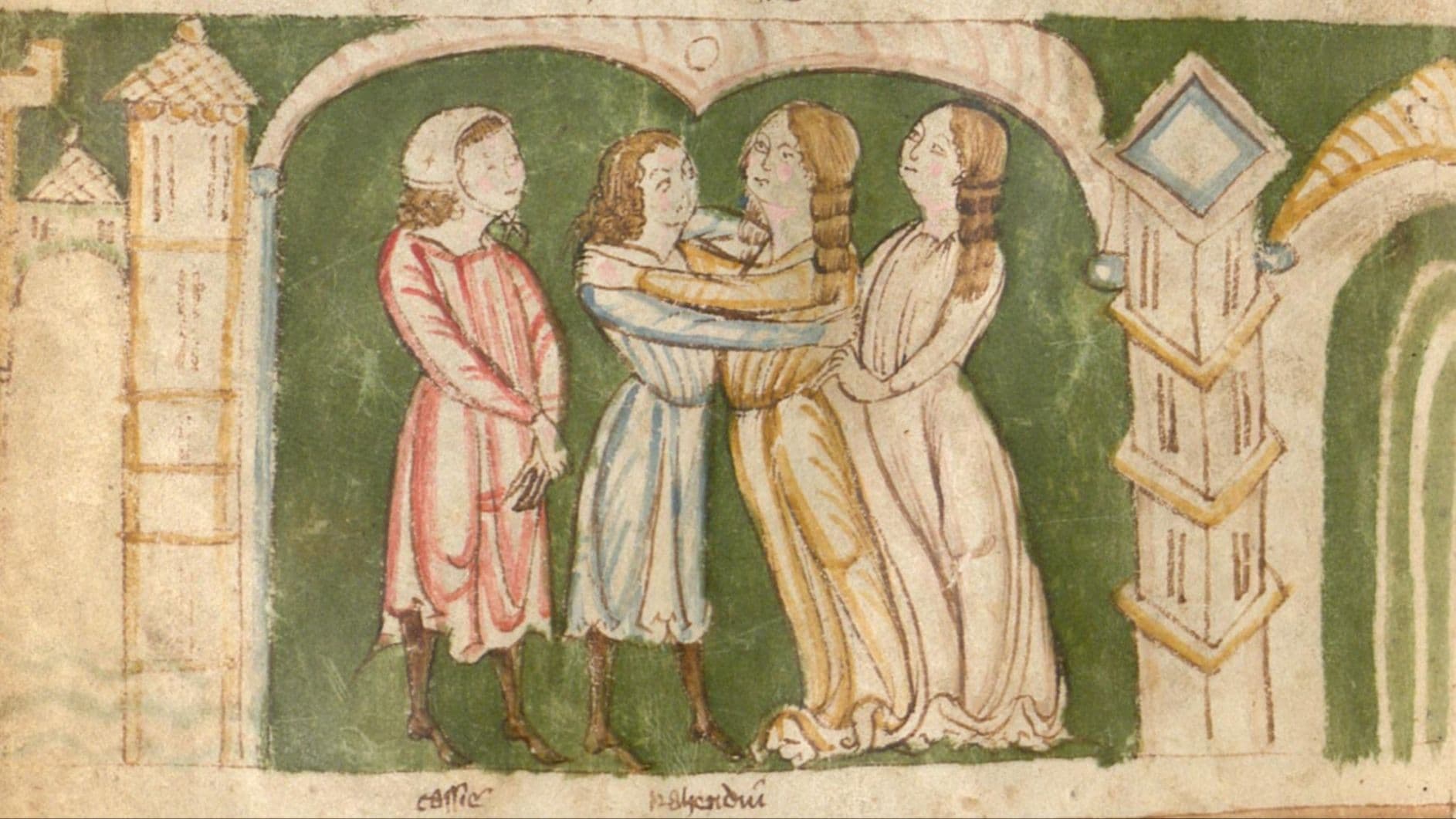 Harp-Ell ger: Den historiska historien om historien om Tristan och Isolde / The historical history of the tale of Tristan and Isolde