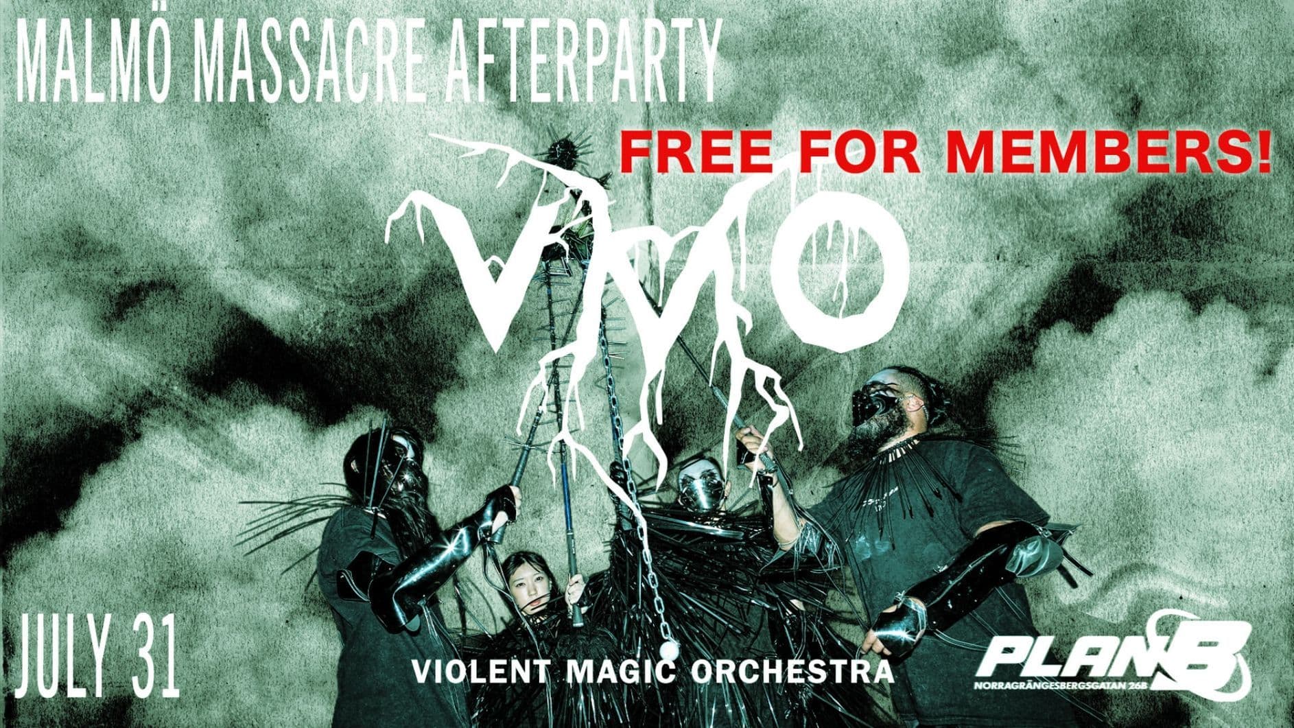 VMO [VIOLENT MAGIC ORCHESTRA] // Live at Plan B — Malmö