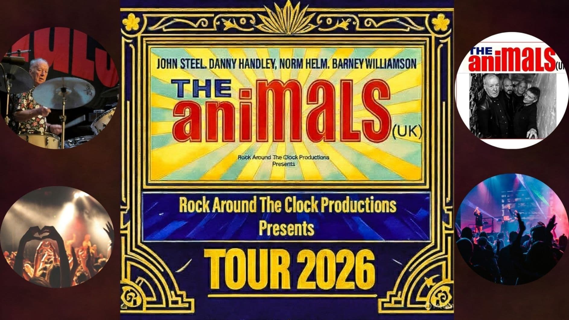 THE ANIMALS – 60TH ANNIVERSARY WORLD TOUR