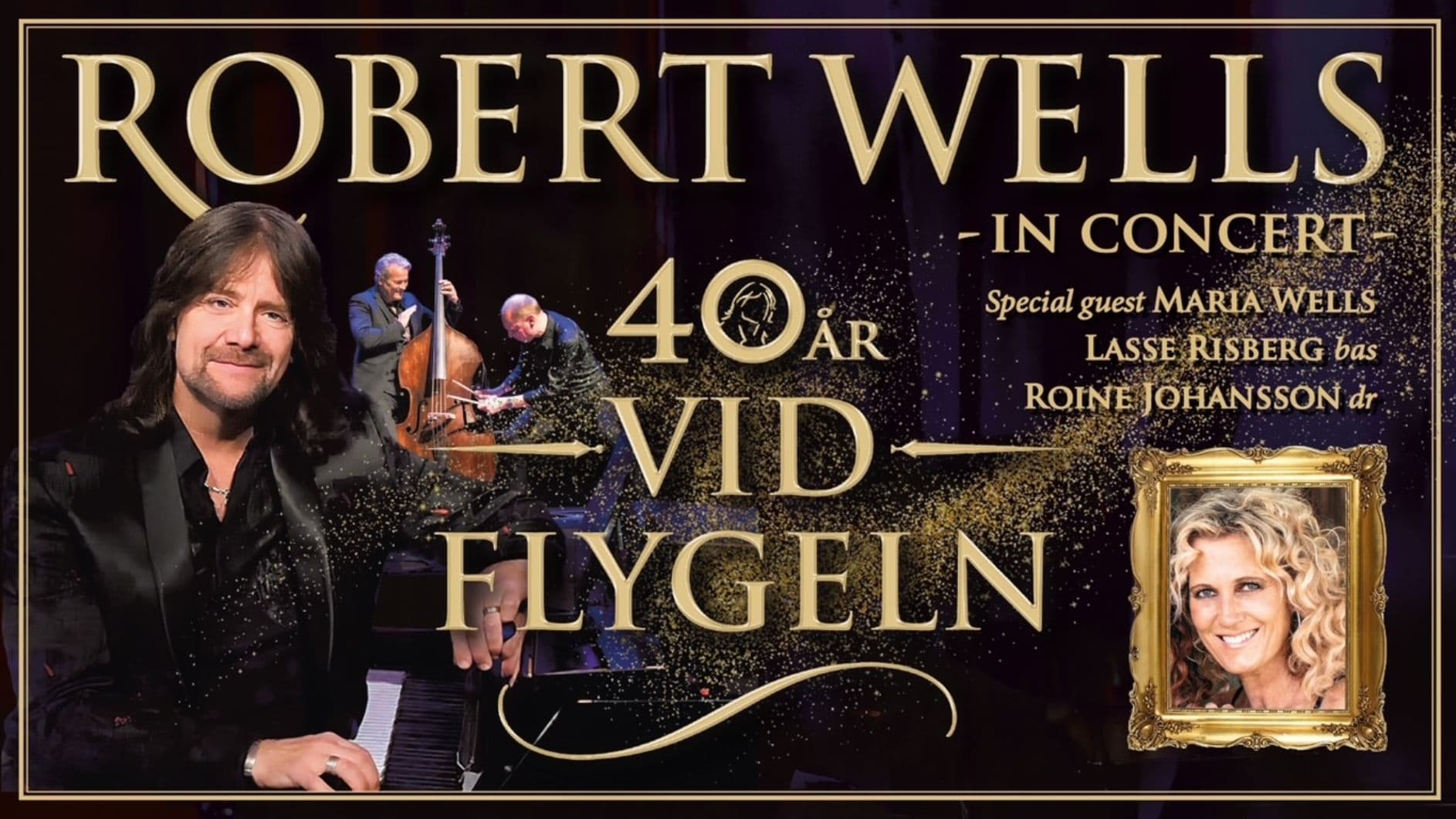 Robert Wells ”40 år vid flygeln” på Söderhamns Teater