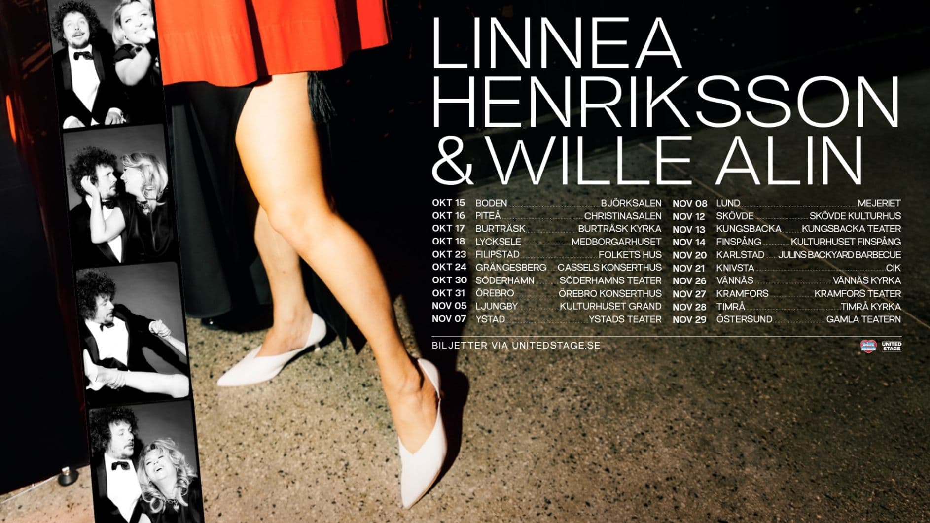 Linnea Henriksson & Wille Alin “Bara vi” på Söderhamns Teater