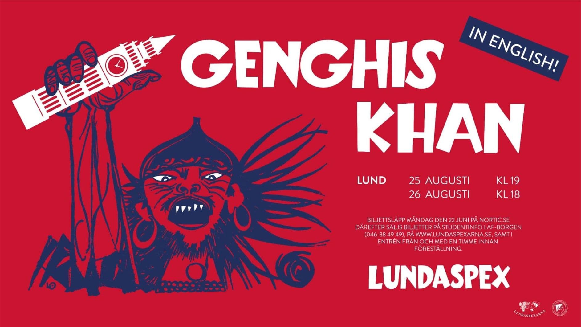 Genghis Khan på engelska!